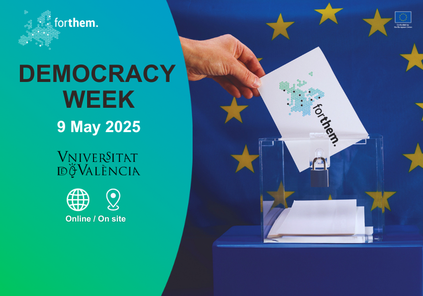 event image:Urn with voting hand and EU logo